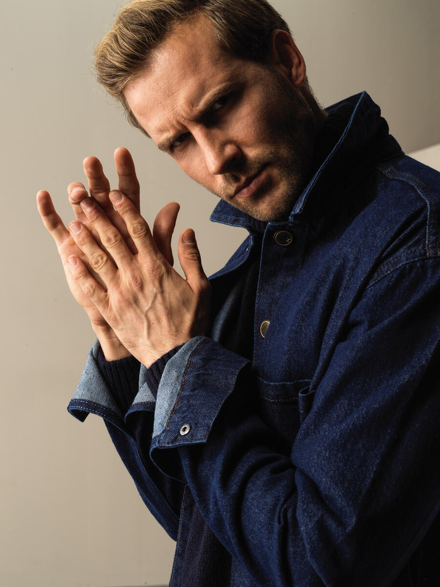 100% Cotton Regular Fit Knit Jacket - 3