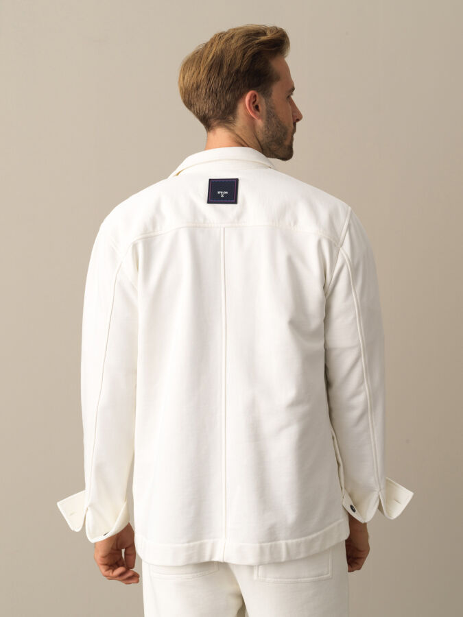 100% Cotton Regular Fit Shirt Jacket - Xint