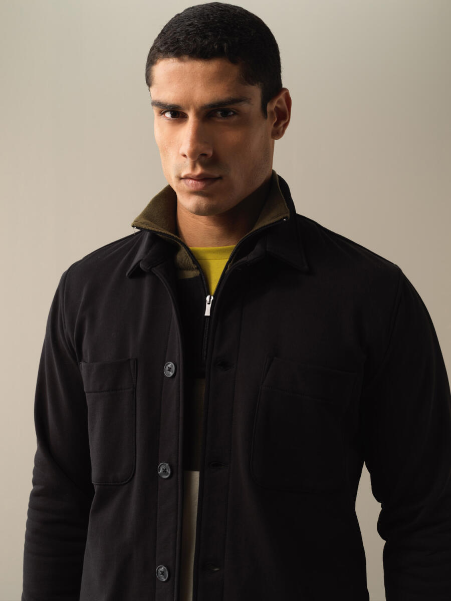 100% Cotton Regular Fit Shirt Jacket - 4