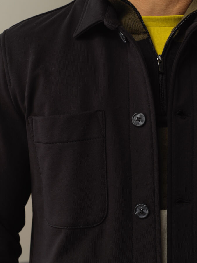 100% Cotton Regular Fit Shirt Jacket - Xint