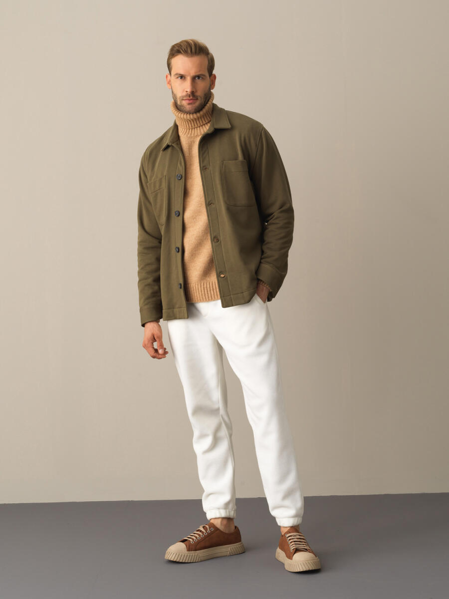 100% Cotton Regular Fit Shirt Jacket - 2