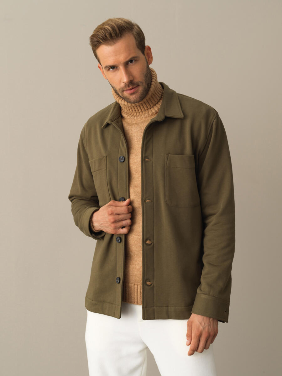 100% Cotton Regular Fit Shirt Jacket