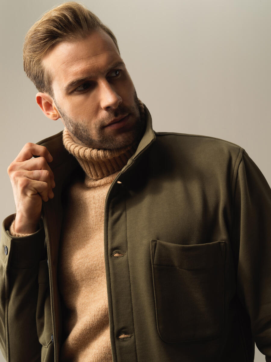 100% Cotton Regular Fit Shirt Jacket - 3