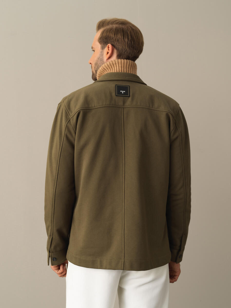 100% Cotton Regular Fit Shirt Jacket - 4