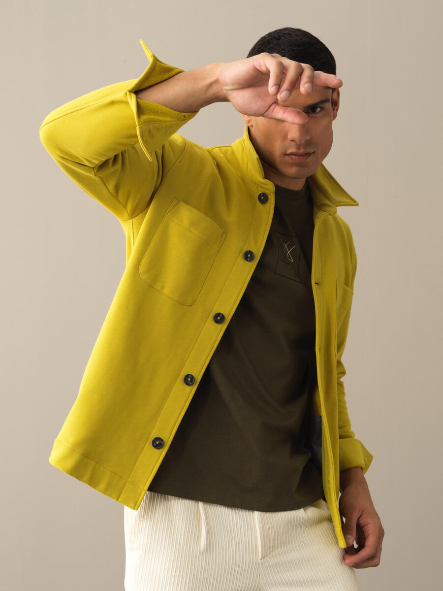 100% Cotton Regular Fit Shirt Jacket