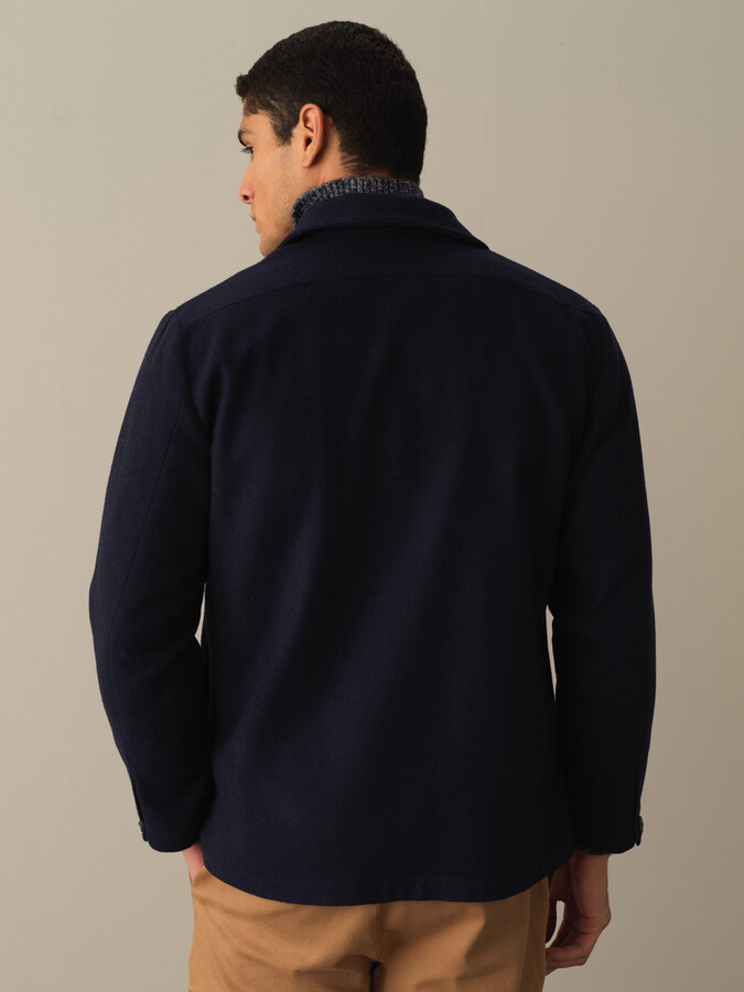 Buttoned Regular Fit Pocket Jacket - Xint