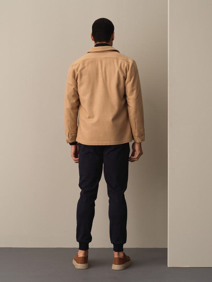 Buttoned Regular Fit Pocket Jacket - Xint