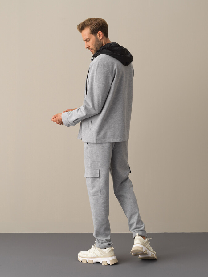 Cotton Hooded Regular Fit Shirt Jacket - Xint