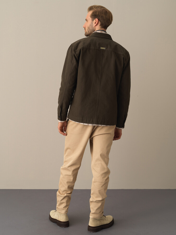 Regular Fit Velvet Jacket - Xint