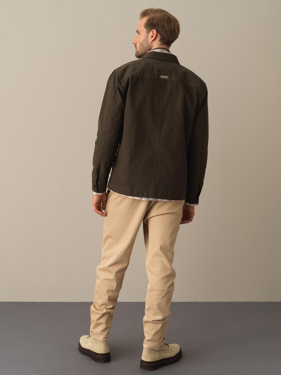 Regular Fit Velvet Jacket - 6