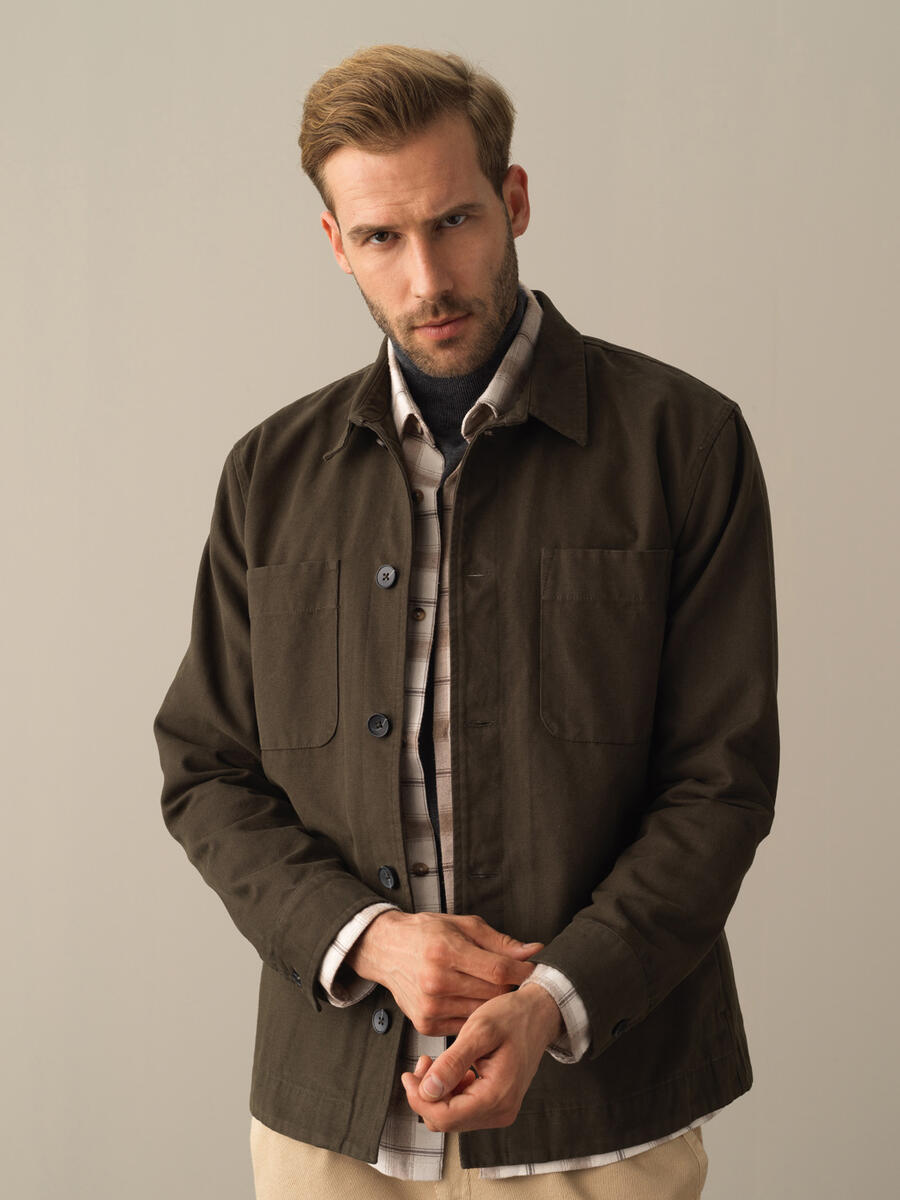 Regular Fit Velvet Jacket