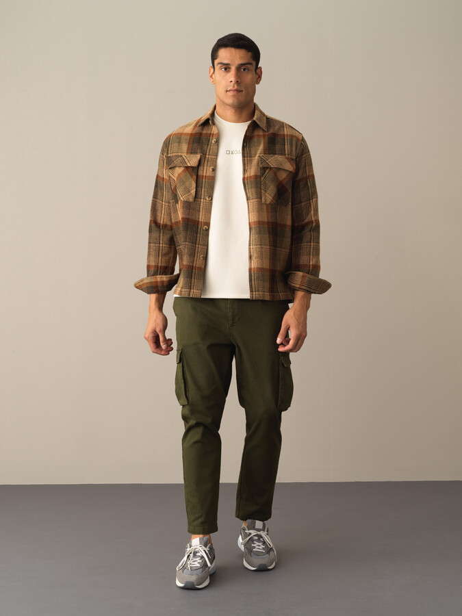 100% Cotton Regular Fit Wool Vest - Xint