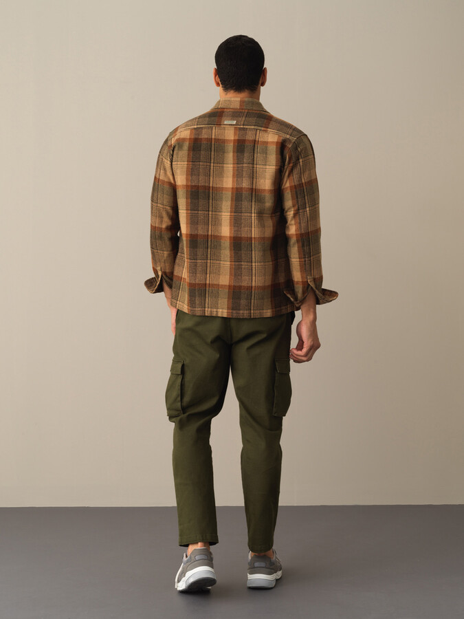 100% Cotton Regular Fit Wool Vest - Xint