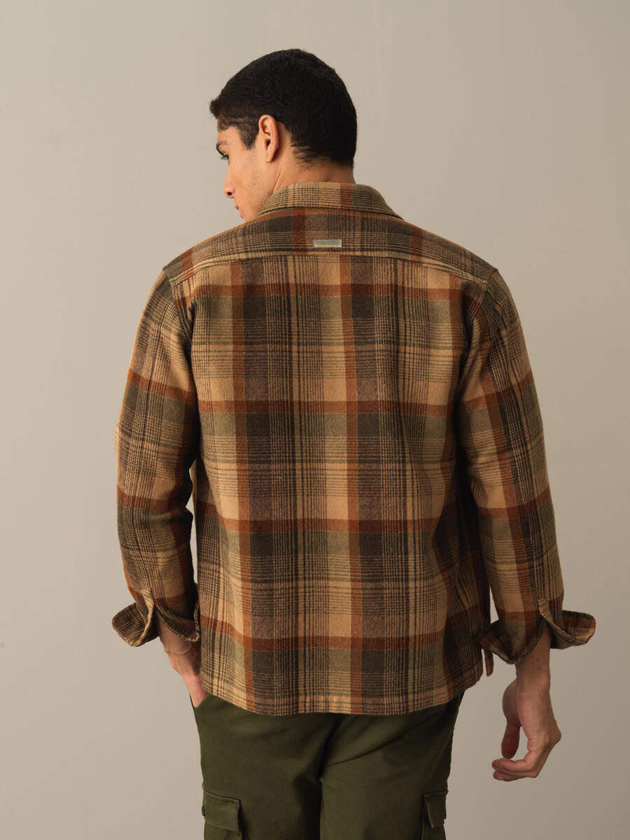 100% Cotton Regular Fit Wool Vest - 4