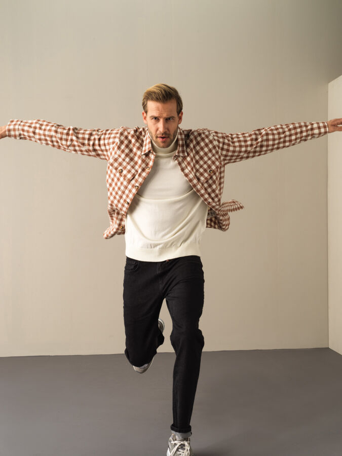 High Neck Regular Fit Quilted Vest - Xint