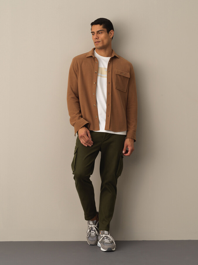 High Waist Regular Fit Denim Shorts - Xint