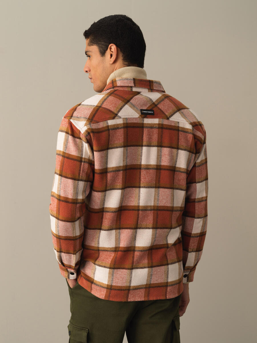 Regular Fit Oversized Buttoned Wool Jacket - 4