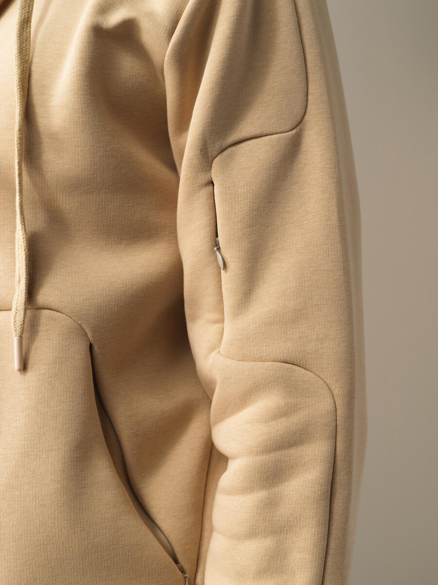 Cotton Hooded Regular Fit Sweat Jacket - 4