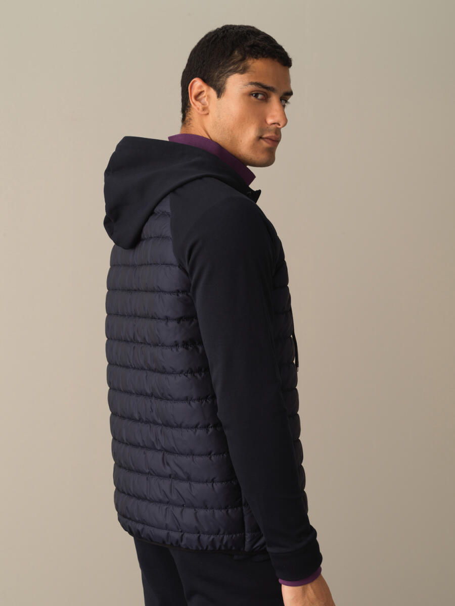 Cotton Hooded Regular Fit Sweat Jacket - 3