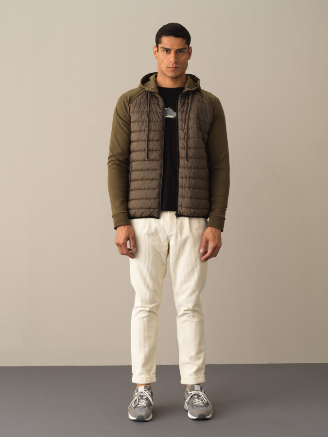 Cotton Hooded Regular Fit Sweat Jacket - Xint