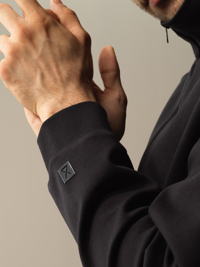 Cotton Regular Fit Sweat Jacket - Xint