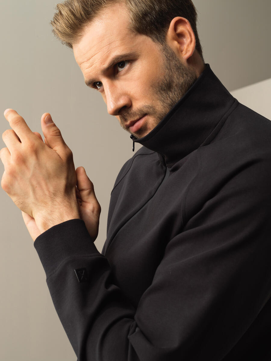 Cotton Regular Fit Sweat Jacket - 4