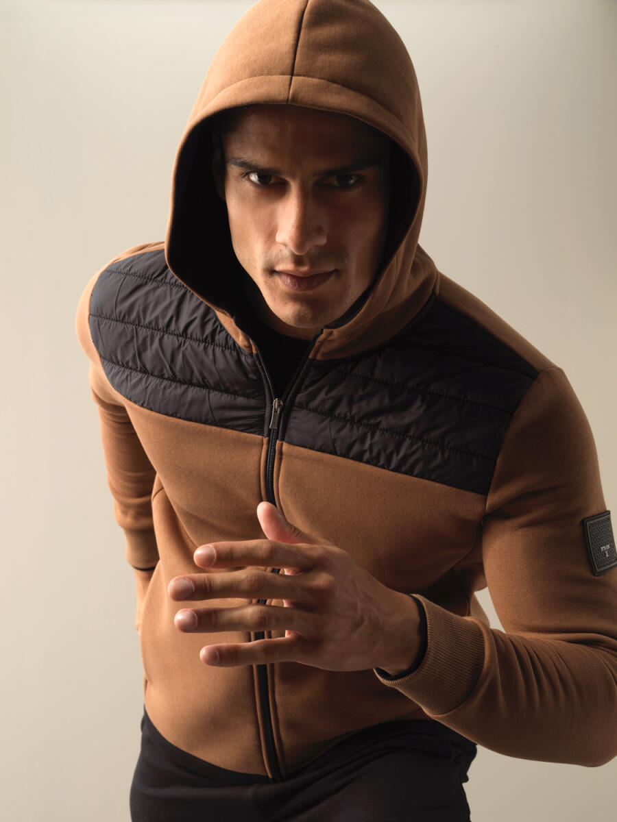 Cotton Regular Fit Sweat Jacket