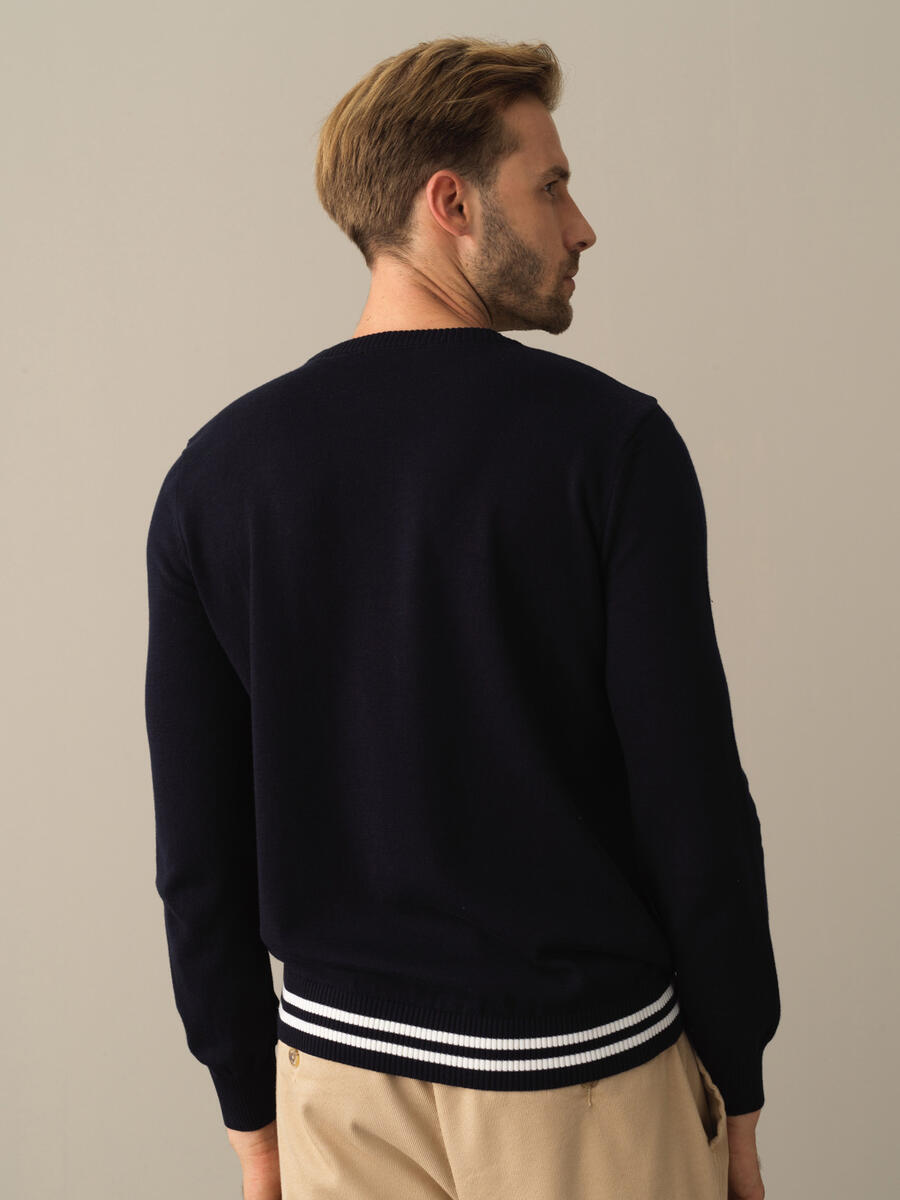 100% Cotton Regular Fit Sweater - 4