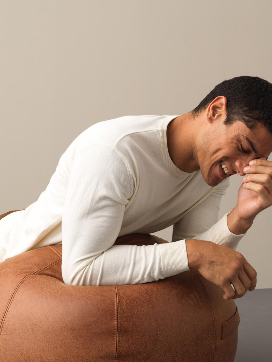 Crew Neck Cotton Regular Fit Basic Sweater