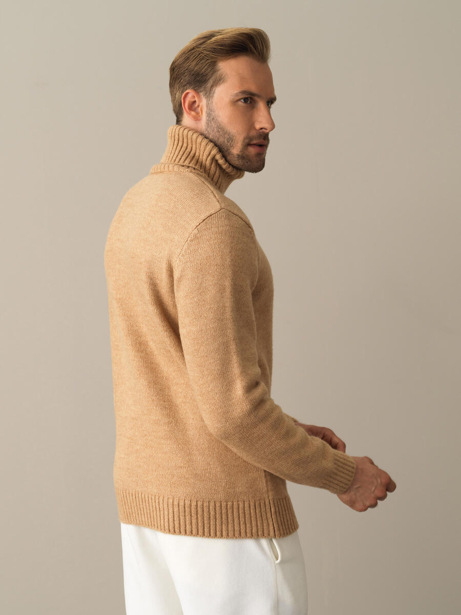 Fisherman Neck Regular Fit Sweater - 3