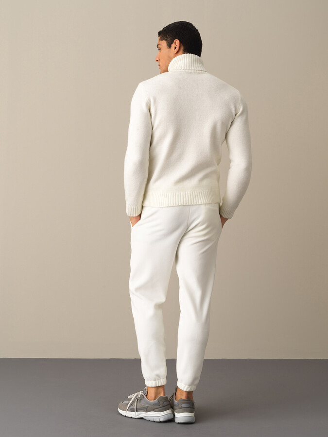 Fisherman Neck Regular Fit Sweater - Xint