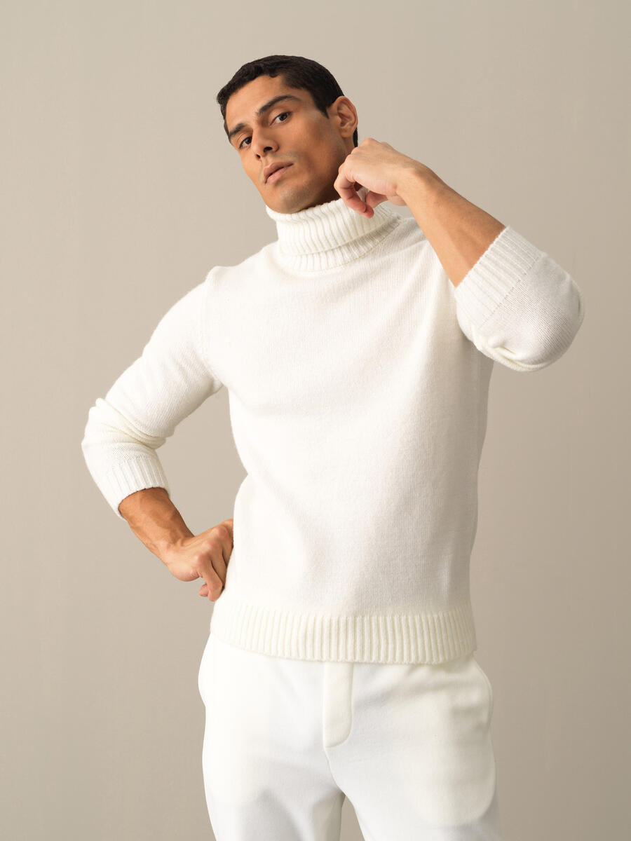 Fisherman Neck Regular Fit Sweater
