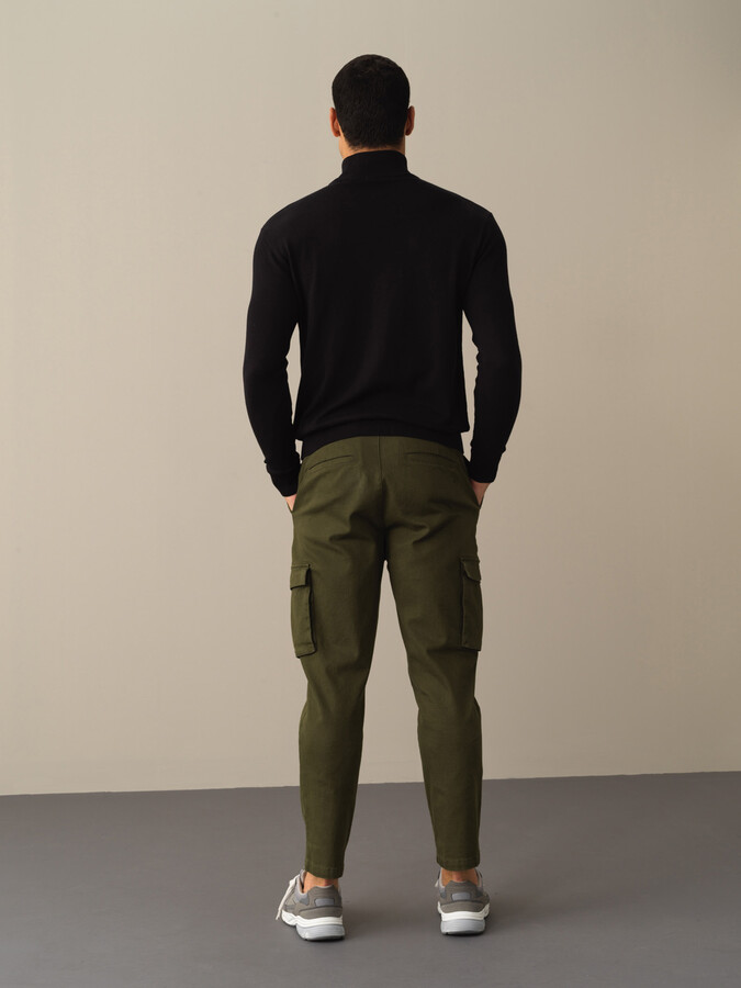 Half Turtleneck Regular Fit Basic Sweater - Xint