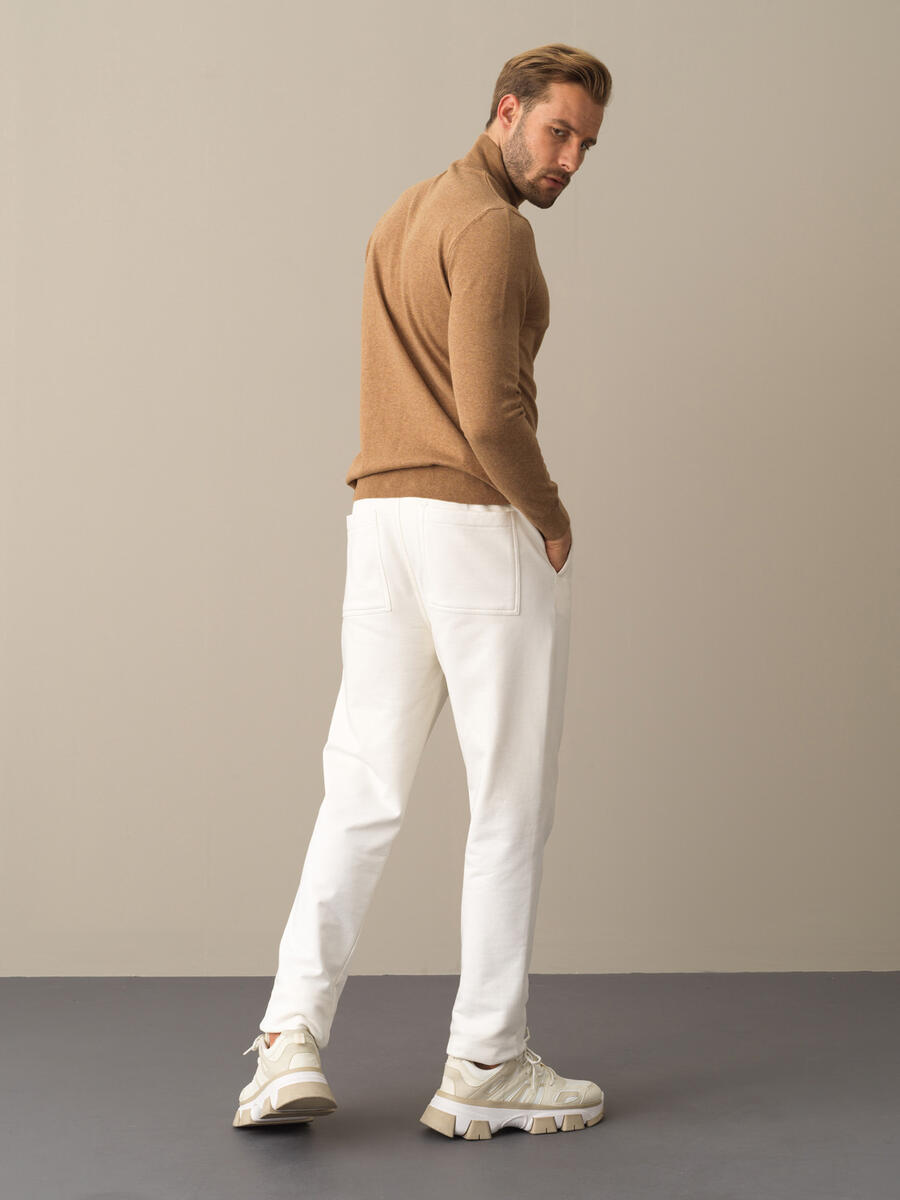 Half Turtleneck Regular Fit Basic Sweater - 4