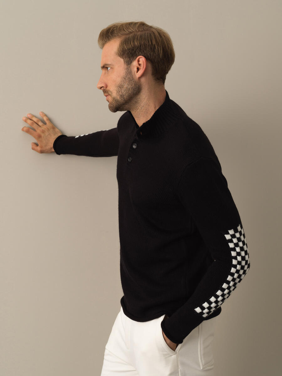 High Neck Regular Fit Sweater - 3