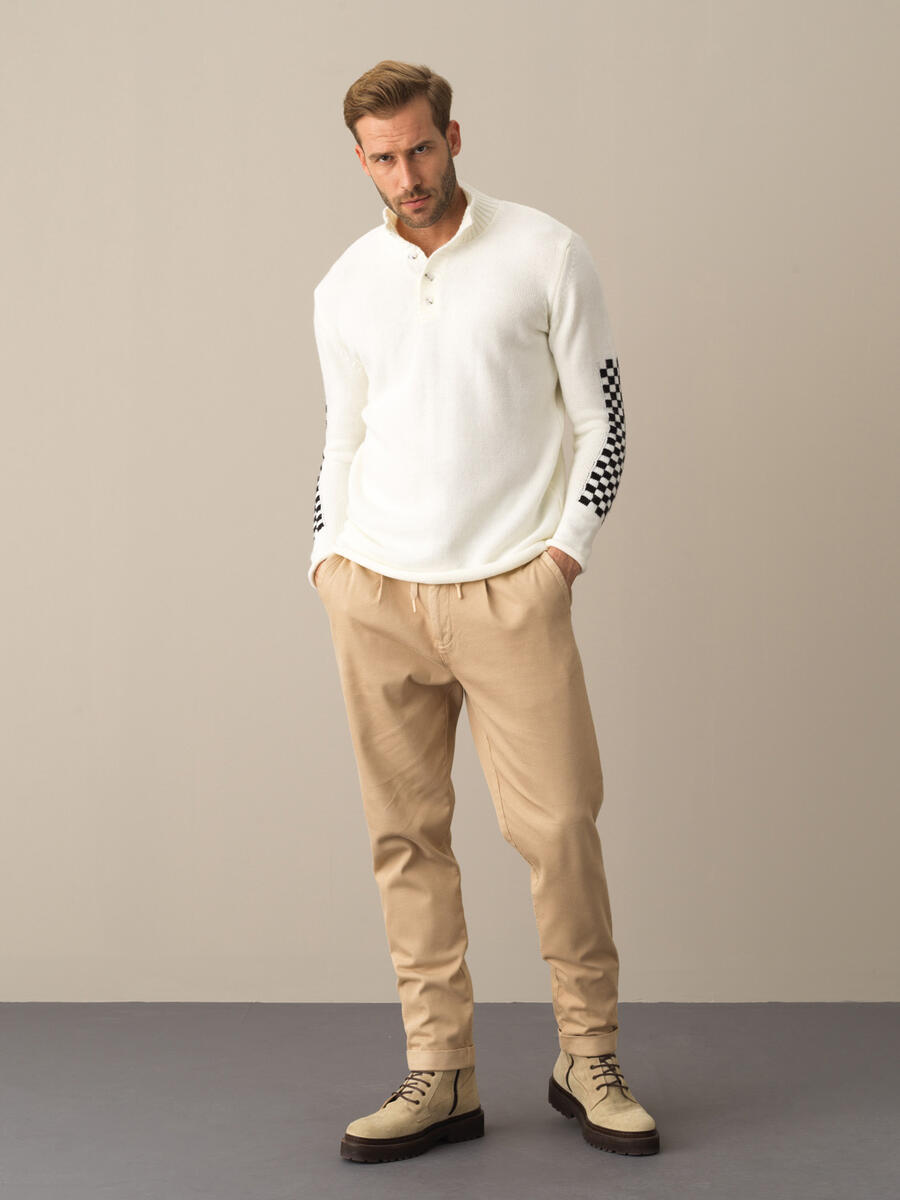 High Neck Regular Fit Sweater - 3