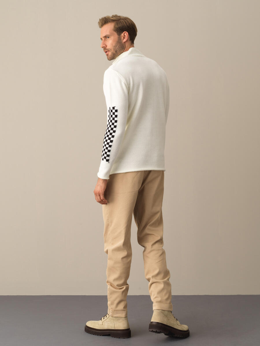 High Neck Regular Fit Sweater - 5