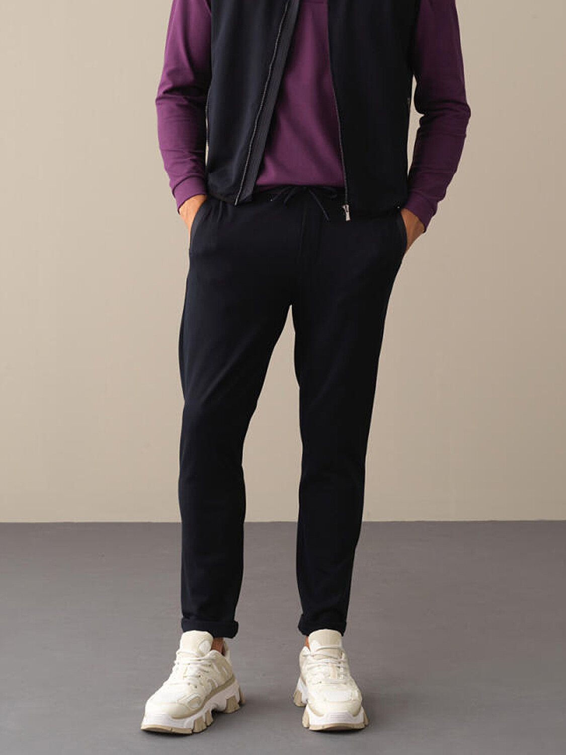 Regular Fit Faux Leather Jacket - 1