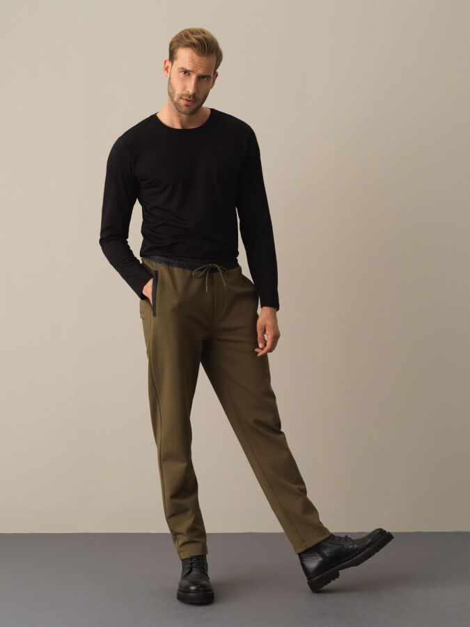 Regular Fit Faux Leather Jacket - Xint