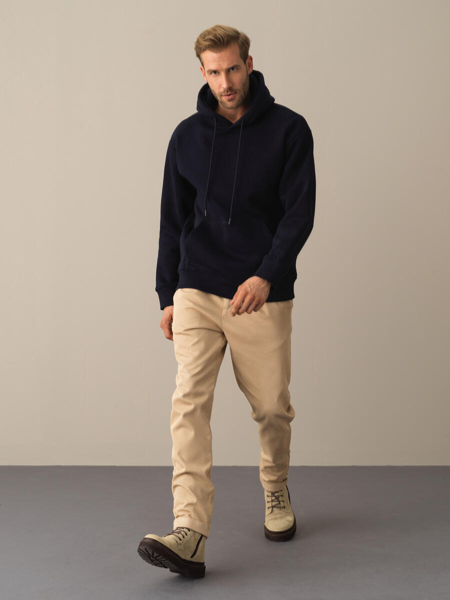 100% Cotton Regular Fit Denim Pants - 2