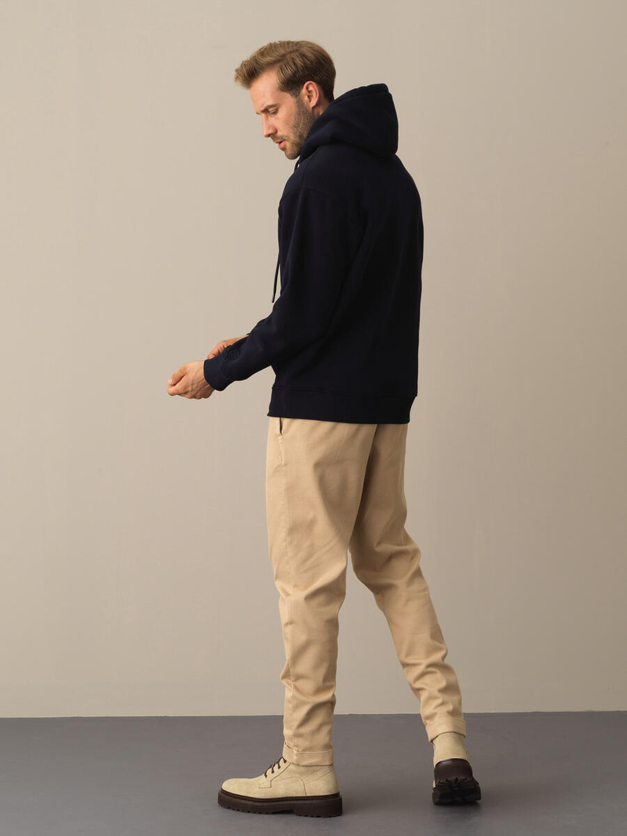 100% Cotton Regular Fit Denim Pants - 5