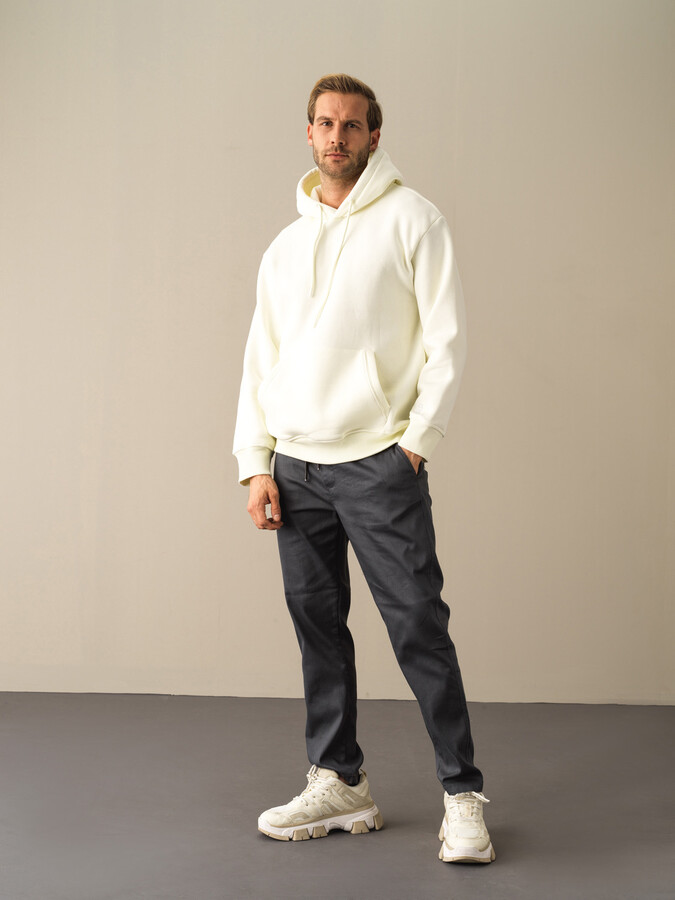 100% Cotton Regular Fit Denim Pants - Xint