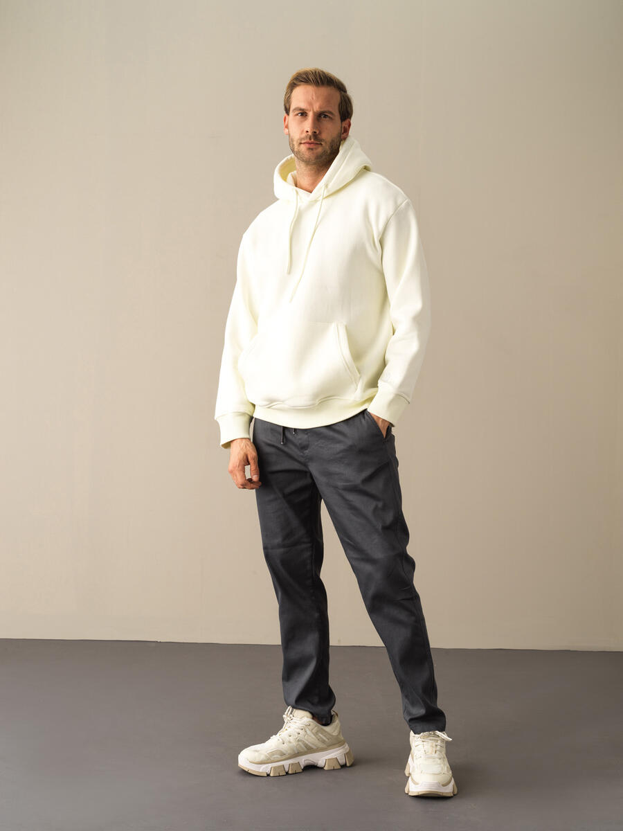 100% Cotton Regular Fit Denim Pants - 2