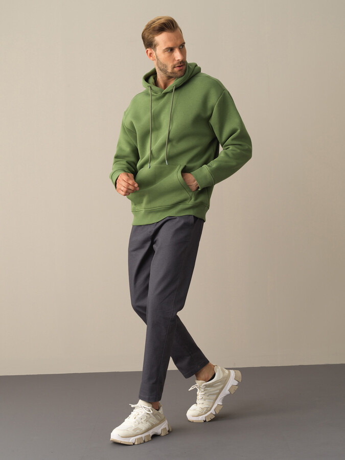 100% Cotton Regular Fit Denim Pants - Xint