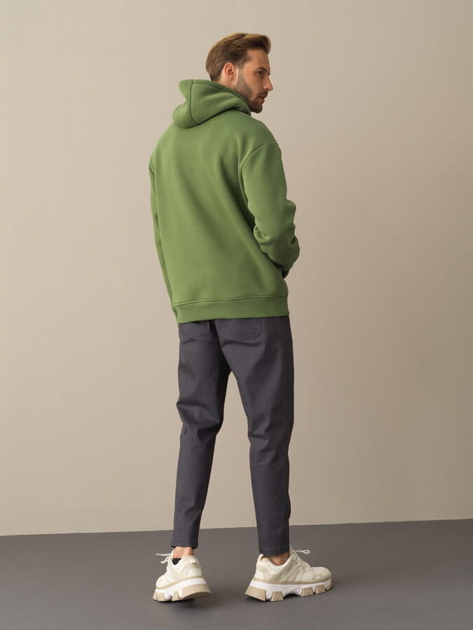 100% Cotton Regular Fit Denim Pants - Xint