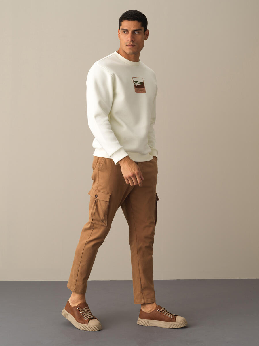 High Waist Regular Fit A-Line Skirt - 3