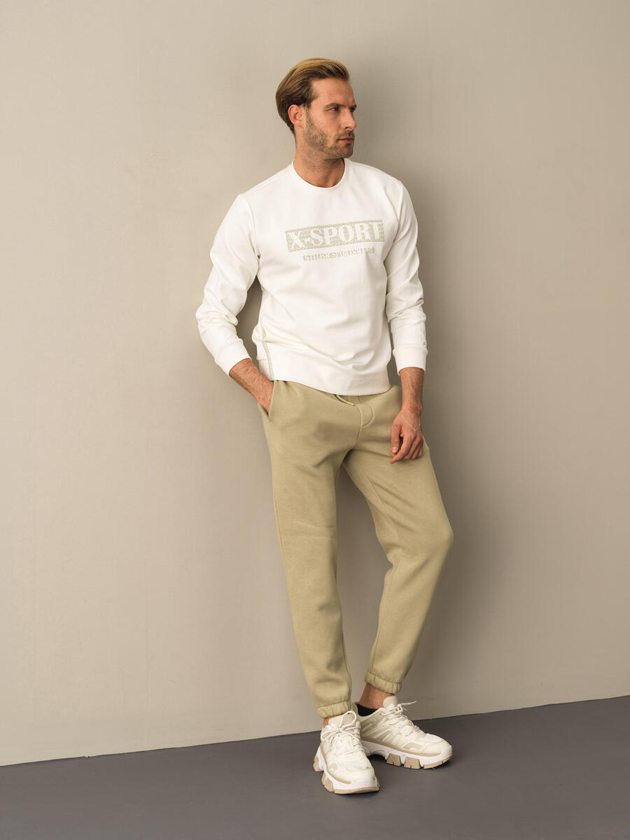 High Waist Regular Fit Straight Cut Pants - 3