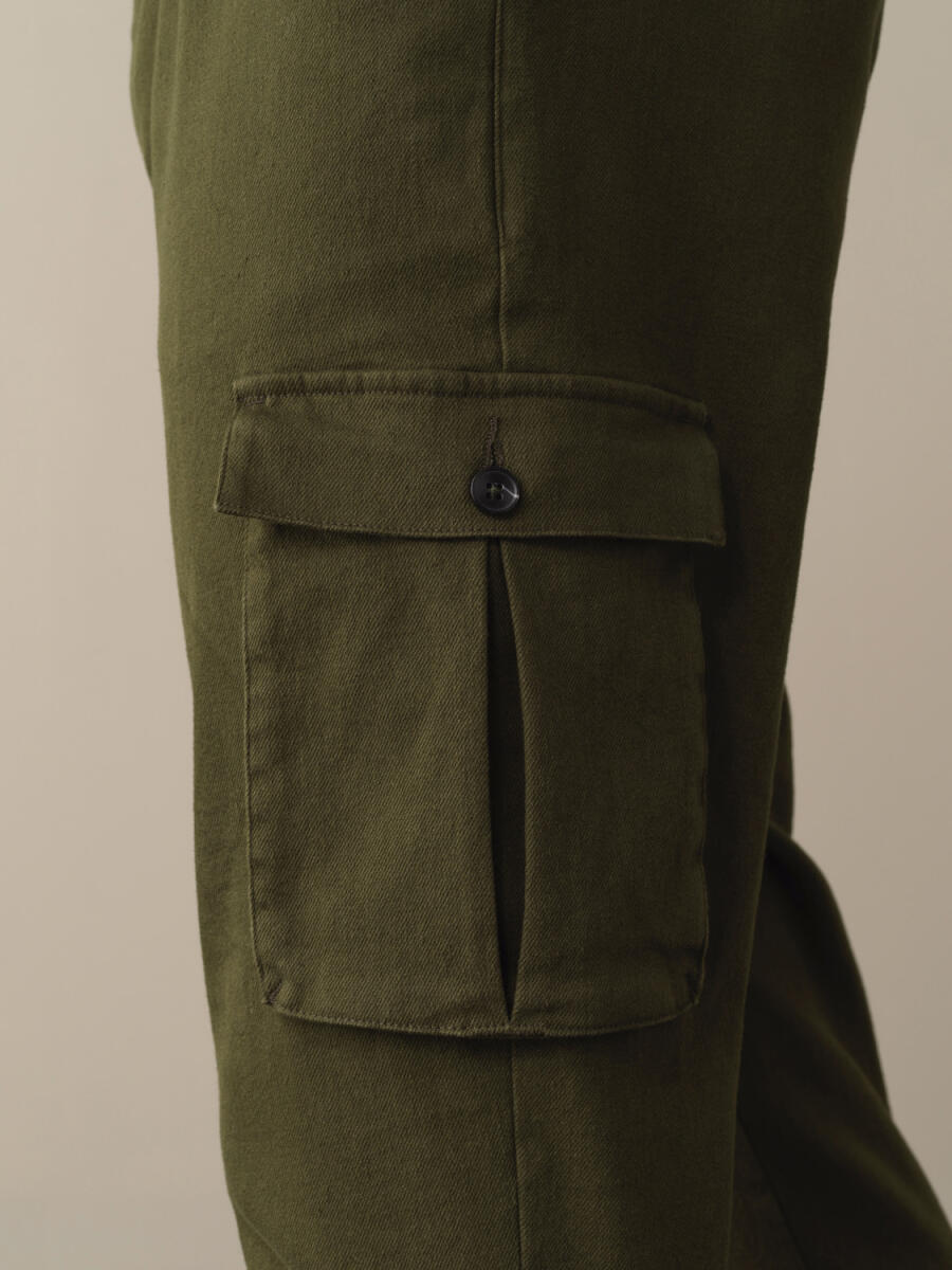 Cotton Cargo Pocket Pants