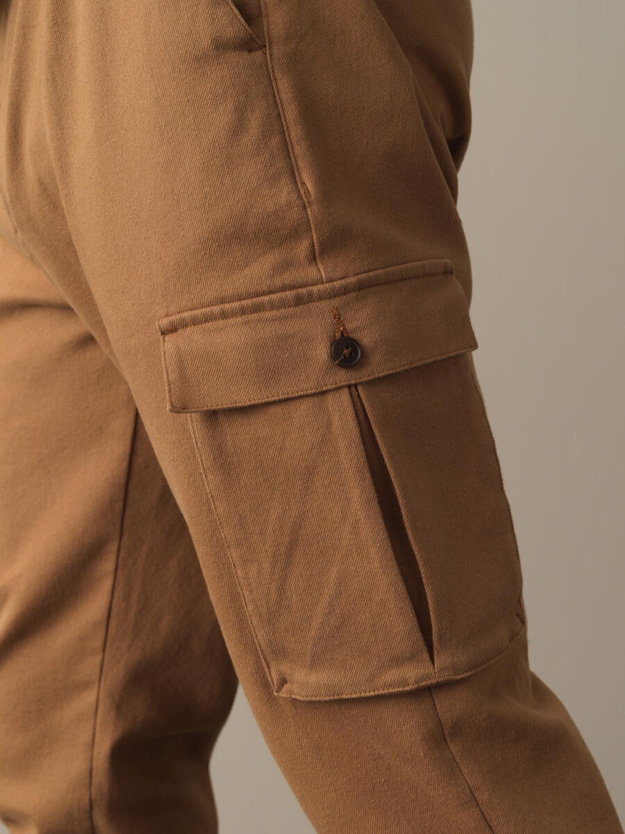 Cotton Cargo Pocket Pants - 2