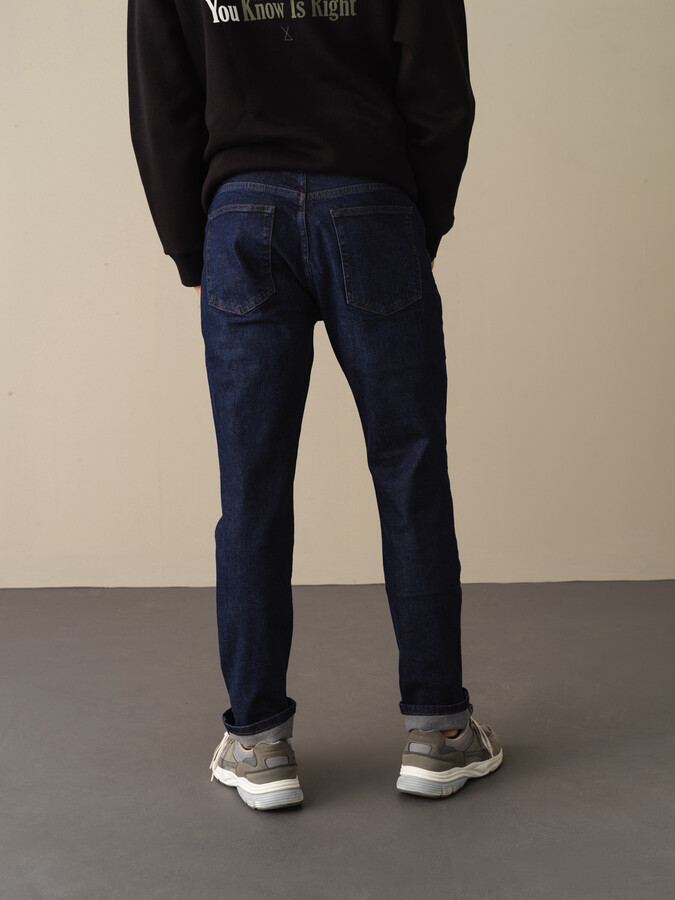 Cotton Slim Fit Denim Pants - Xint
